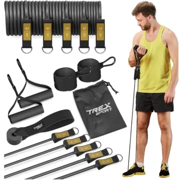 Набор резинок с эспандерами Trex Sport TX-050TS черный