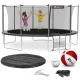 Image 14 for Батут Hop-Sport 16ft (488см) черно-зеленый с внутренней сеткой