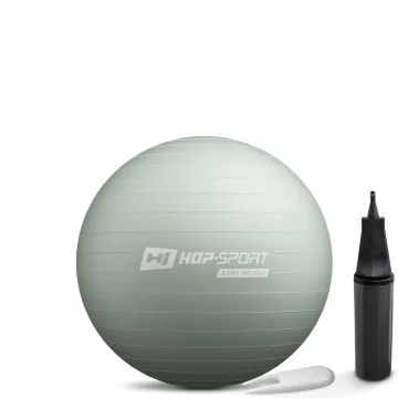 Фітбол Hop-Sport 45см шавлієвий + насос
