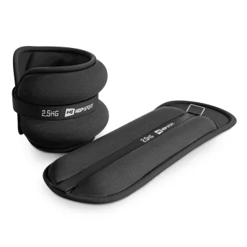 Обважнювачі для ніг та рук Hop-Sport HS-S005WB 2х2,5кг чорні