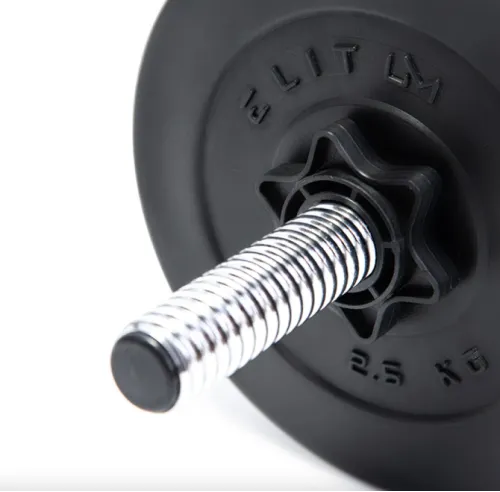 Сборная гантель ELITUM 31кг: широкий спектр упражнений