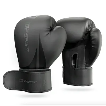 Боксерские перчатки Hop-Sport HS-BG10 10oz черные
