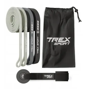 Набор резинок для фитнеса Trex Sport TX-004PB 4в1 2-41кг