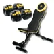Image 1 for Набор Besport PowerPro гантели 2х31кг со скамьей WB-002