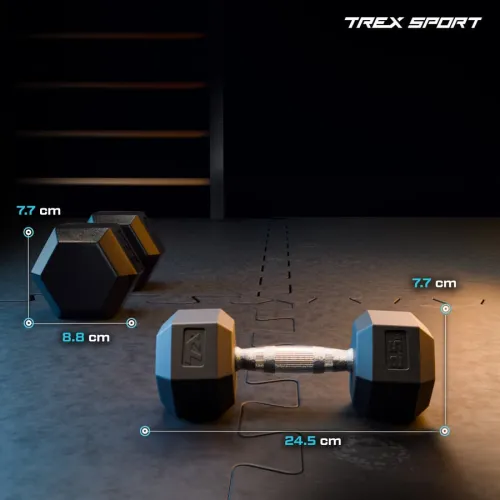 Удобная рукоятка и четкая маркировка веса